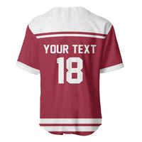 Latvia Hockey Pride Custom Baseball Jersey Baltic Ice Warriors