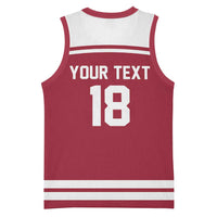 Latvia Hockey Pride Custom Basketball Jersey Baltic Ice Warriors