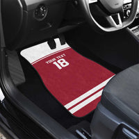 Latvia Hockey Pride Custom Car Mats Baltic Ice Warriors