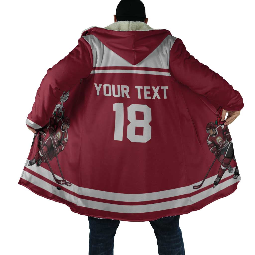 Latvia Hockey Pride Custom Cloak Baltic Ice Warriors