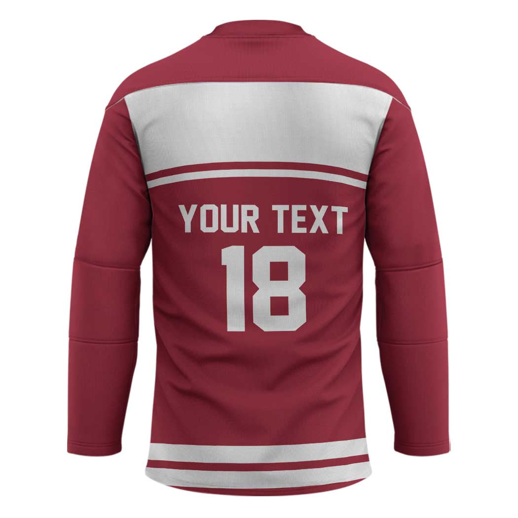 Latvia Hockey Pride Custom Hockey Jersey Baltic Ice Warriors