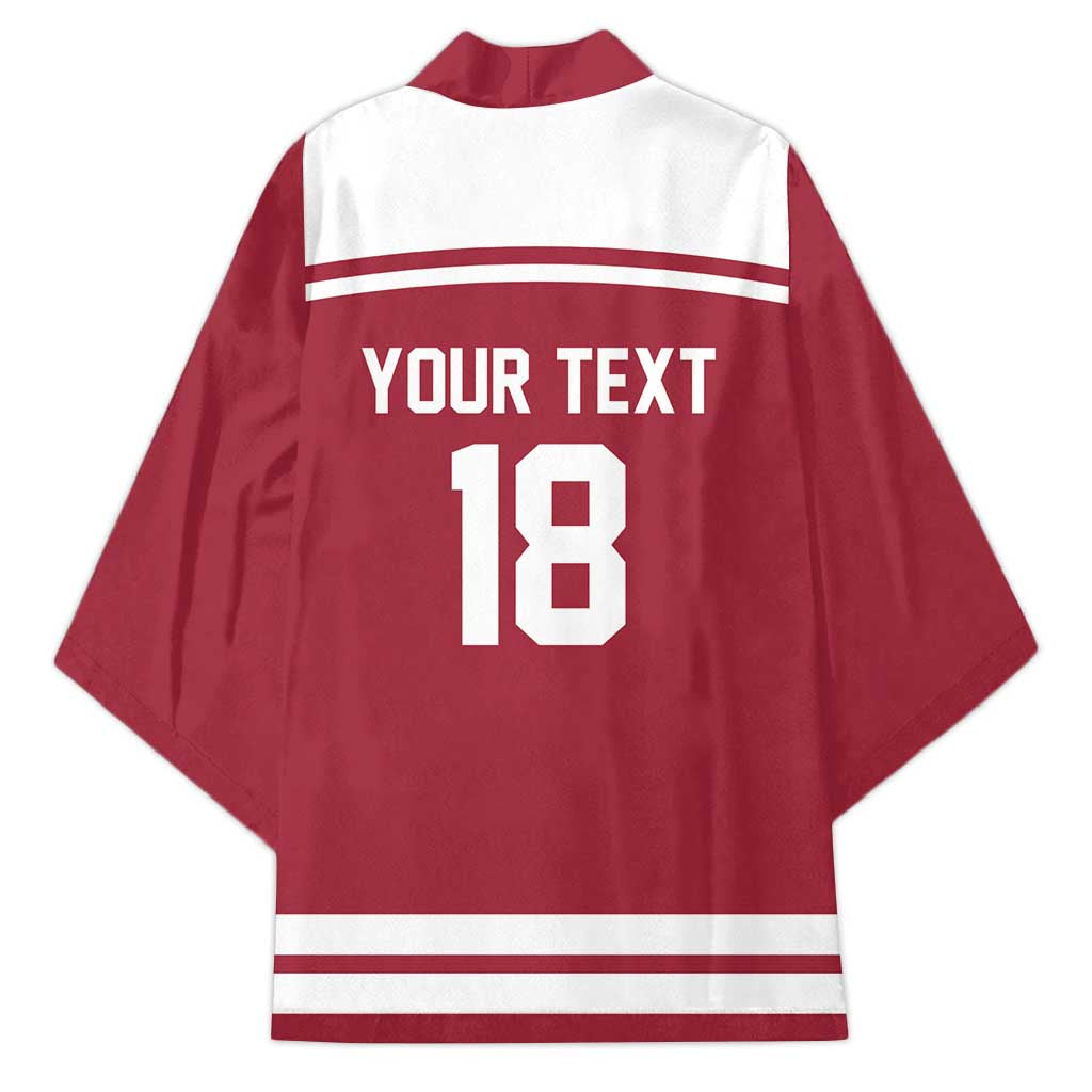 Latvia Hockey Pride Custom Kimono Baltic Ice Warriors