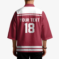 Latvia Hockey Pride Custom Kimono Baltic Ice Warriors