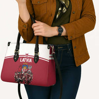Latvia Hockey Pride Leather Bag Baltic Ice Warriors