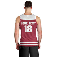 Latvia Hockey Pride Custom Men Tank Top Baltic Ice Warriors