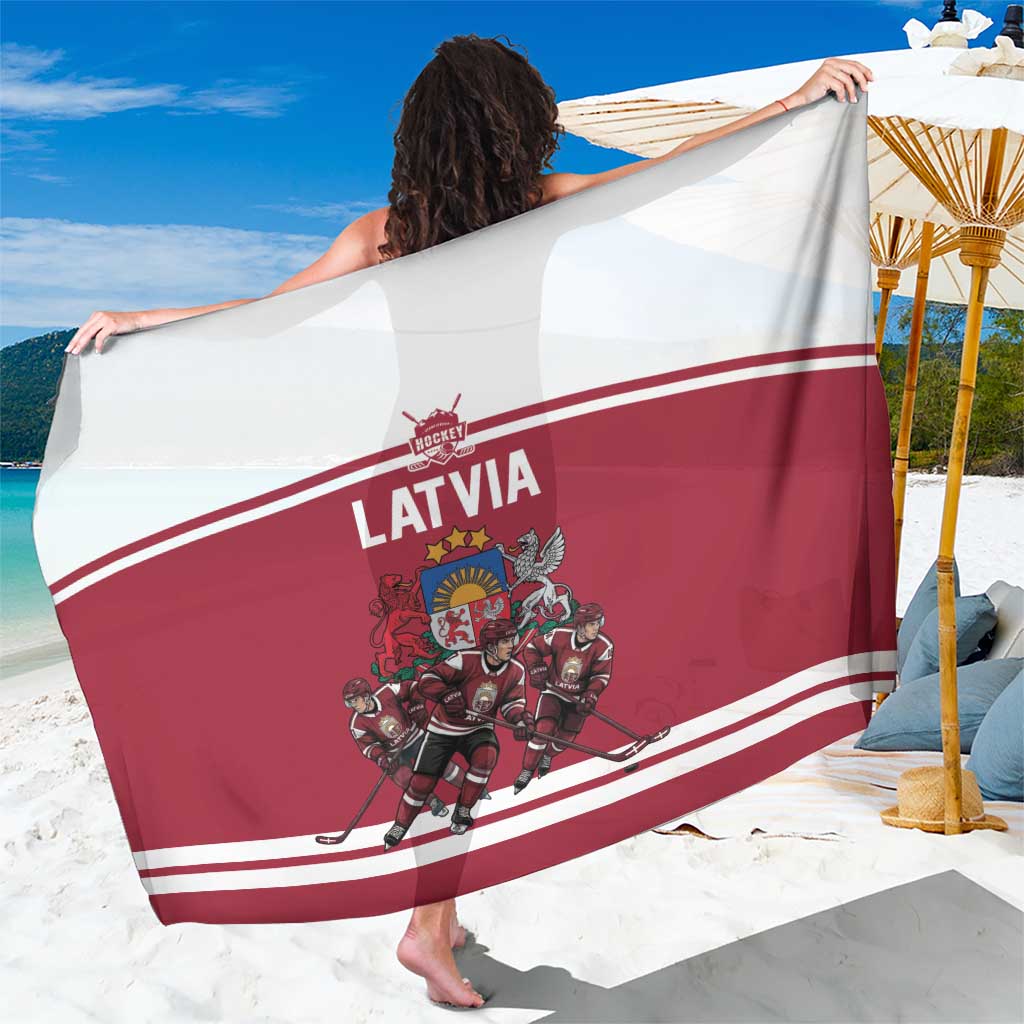 Latvia Hockey Pride Sarong Baltic Ice Warriors