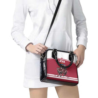 Latvia Hockey Pride Shoulder Handbag Baltic Ice Warriors