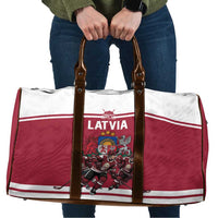 Latvia Hockey Pride Travel Bag Baltic Ice Warriors