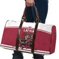 Latvia Hockey Pride Travel Bag Baltic Ice Warriors
