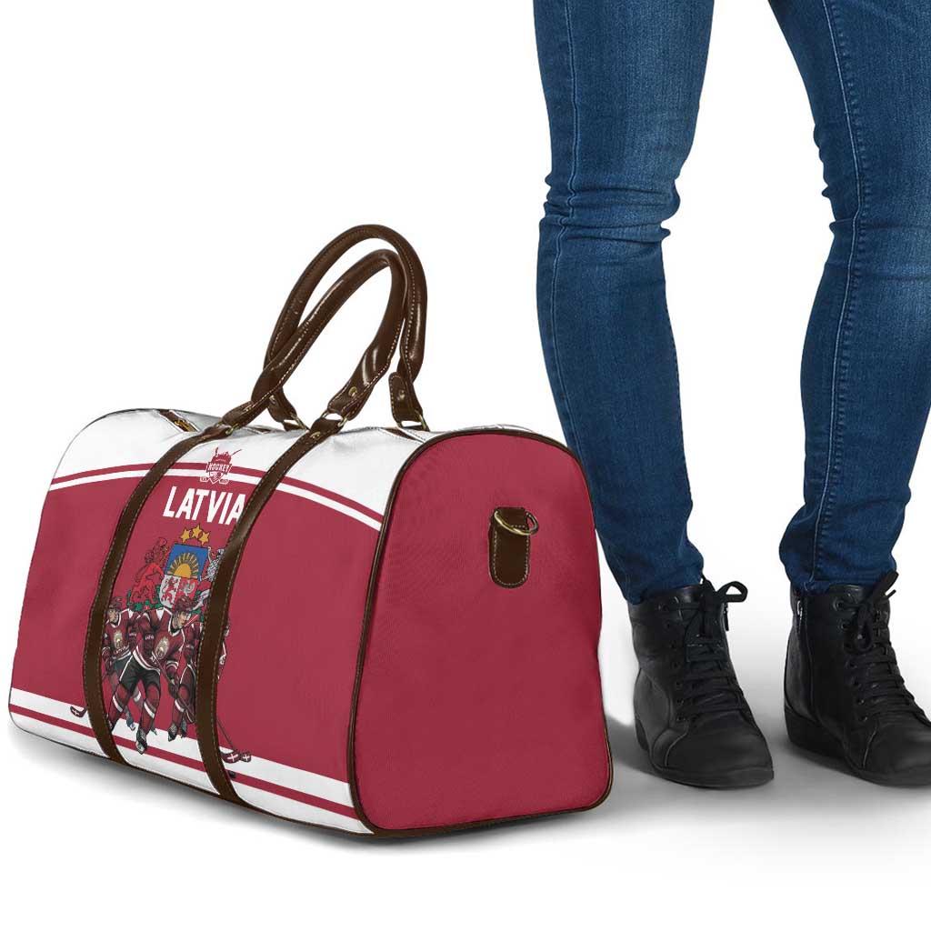 Latvia Hockey Pride Travel Bag Baltic Ice Warriors