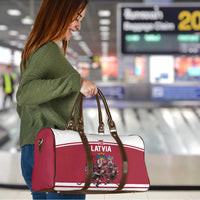 Latvia Hockey Pride Travel Bag Baltic Ice Warriors
