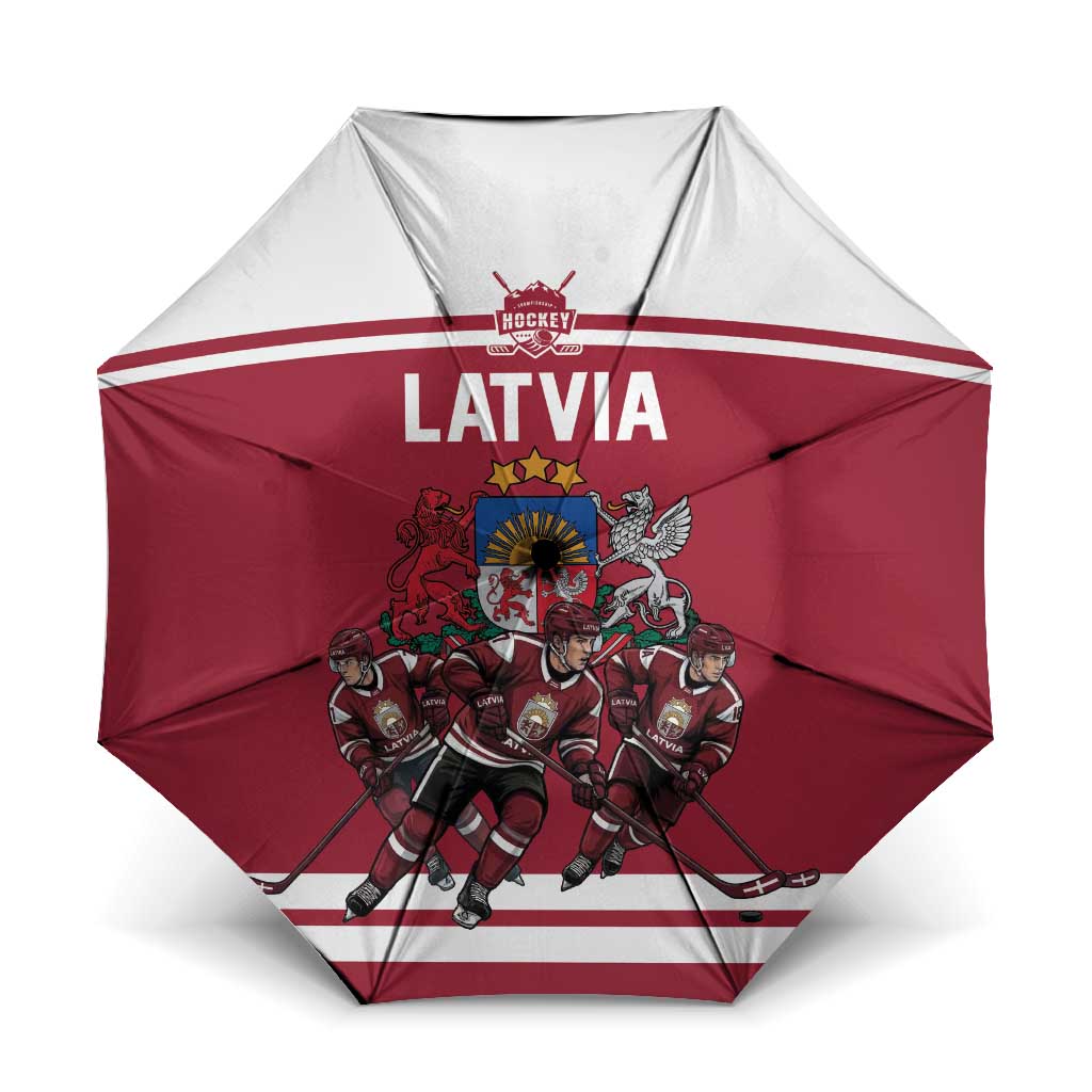Latvia Hockey Pride Umbrella Baltic Ice Warriors