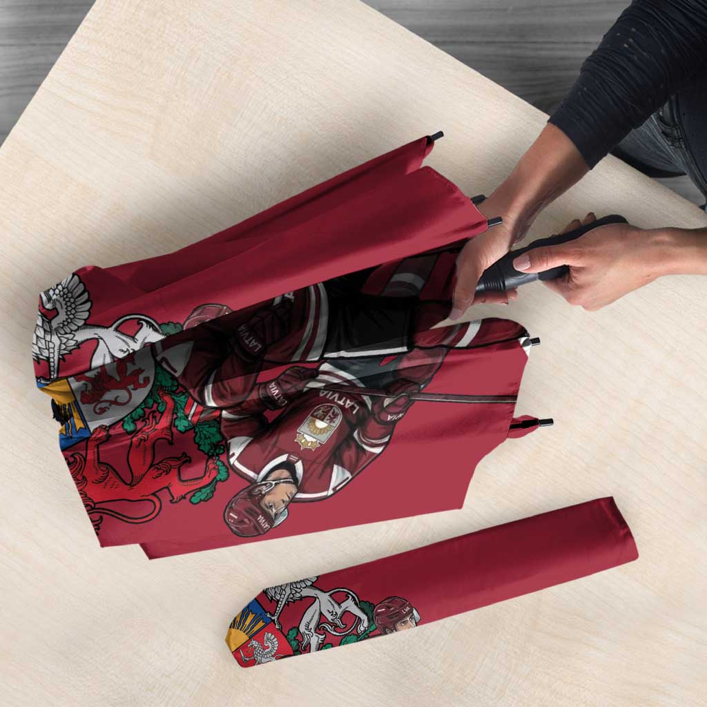 Latvia Hockey Pride Umbrella Baltic Ice Warriors