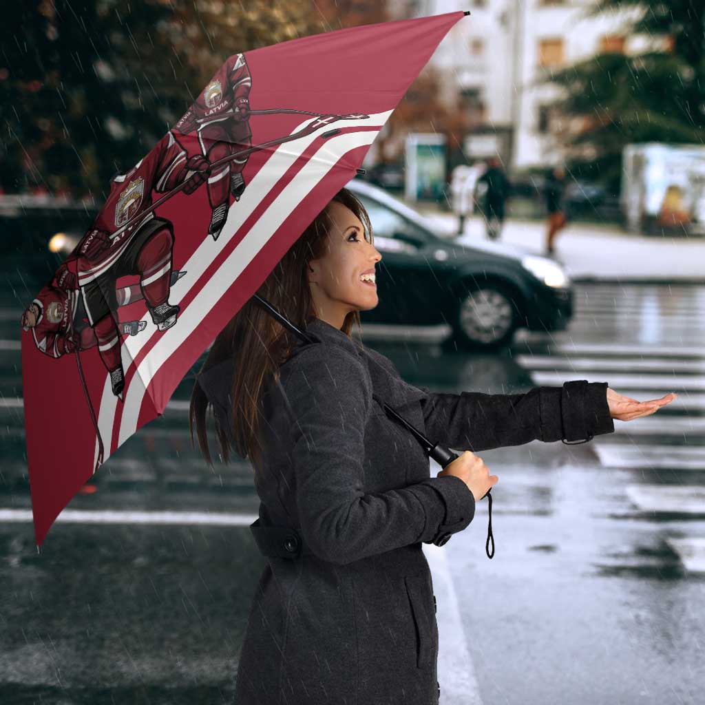 Latvia Hockey Pride Umbrella Baltic Ice Warriors