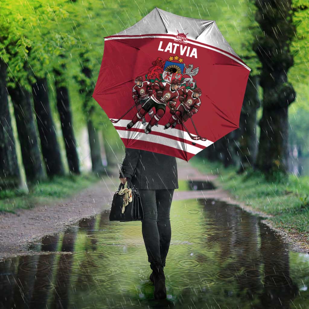 Latvia Hockey Pride Umbrella Baltic Ice Warriors