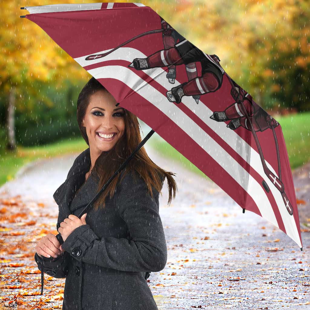 Latvia Hockey Pride Umbrella Baltic Ice Warriors
