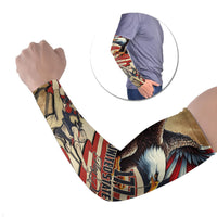 United States Flag Day Eagle 1777 Arm Sleeves Patriotic American Flag