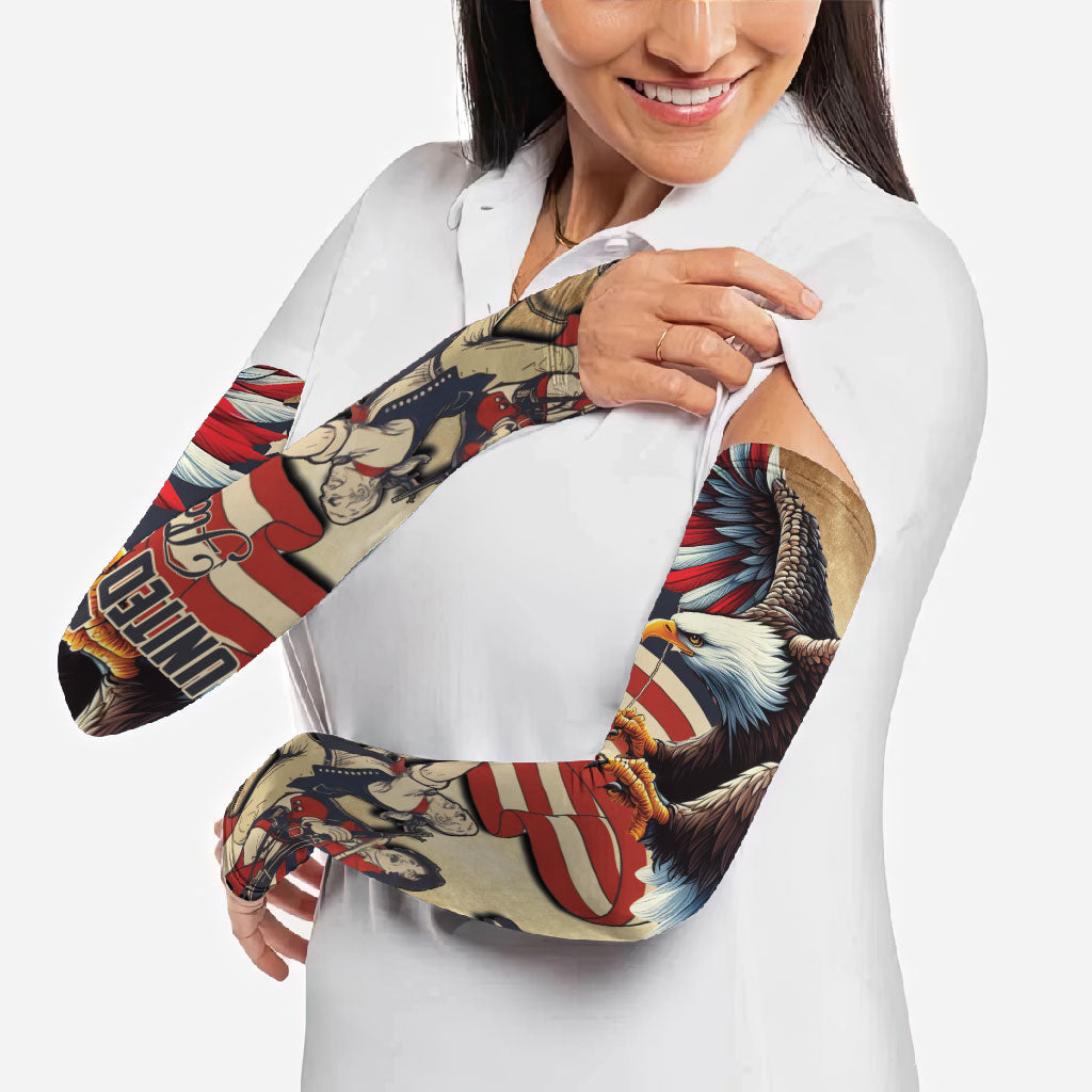 United States Flag Day Eagle 1777 Arm Sleeves Patriotic American Flag
