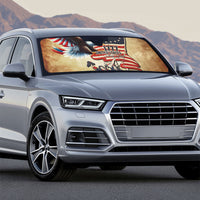 United States Flag Day Eagle 1777 Auto Sun Shade Patriotic American Flag