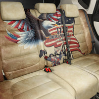 United States Flag Day Eagle 1777 Back Car Seat Cover Patriotic American Flag