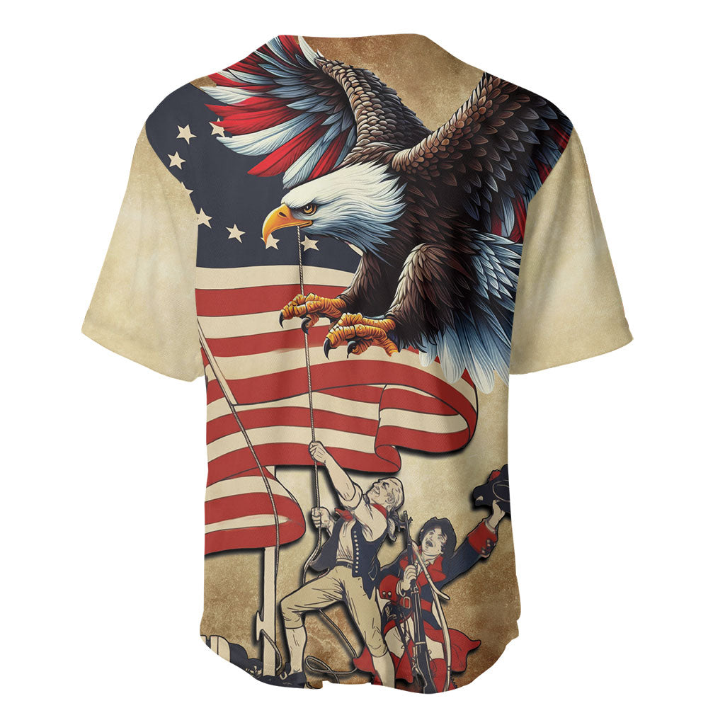 United States Flag Day Eagle 1777 Baseball Jersey Patriotic American Flag