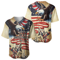 United States Flag Day Eagle 1777 Baseball Jersey Patriotic American Flag