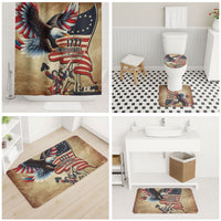 United States Flag Day Eagle 1777 Bathroom Set Patriotic American Flag