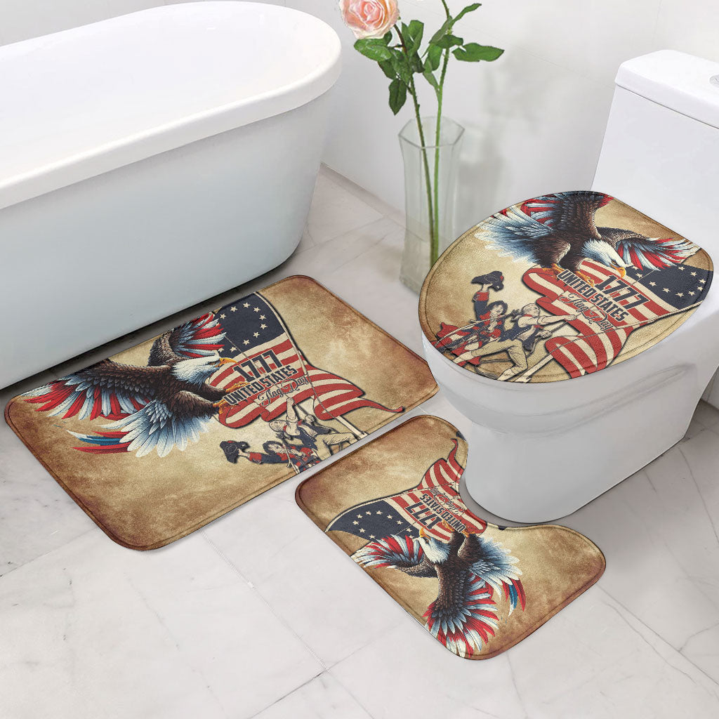 United States Flag Day Eagle 1777 Bathroom Set Patriotic American Flag