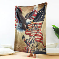 United States Flag Day Eagle 1777 Blanket Patriotic American Flag