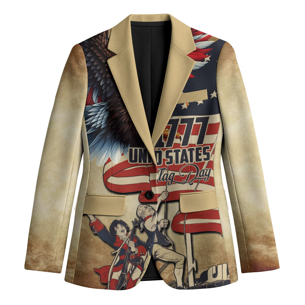 United States Flag Day Eagle 1777 Blazer Patriotic American Flag