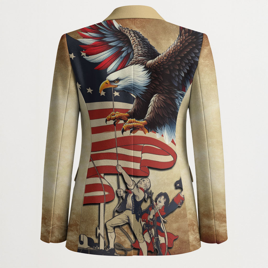 United States Flag Day Eagle 1777 Blazer Patriotic American Flag