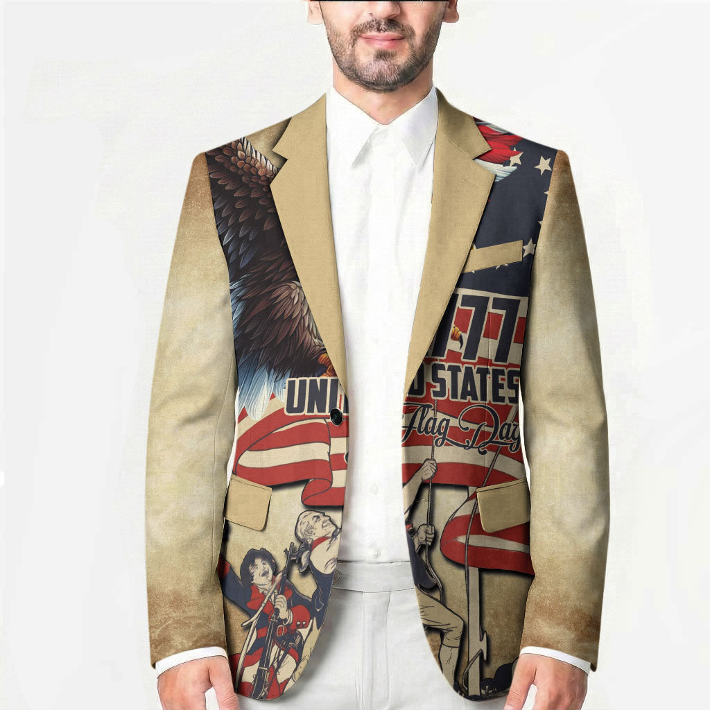 United States Flag Day Eagle 1777 Blazer Patriotic American Flag
