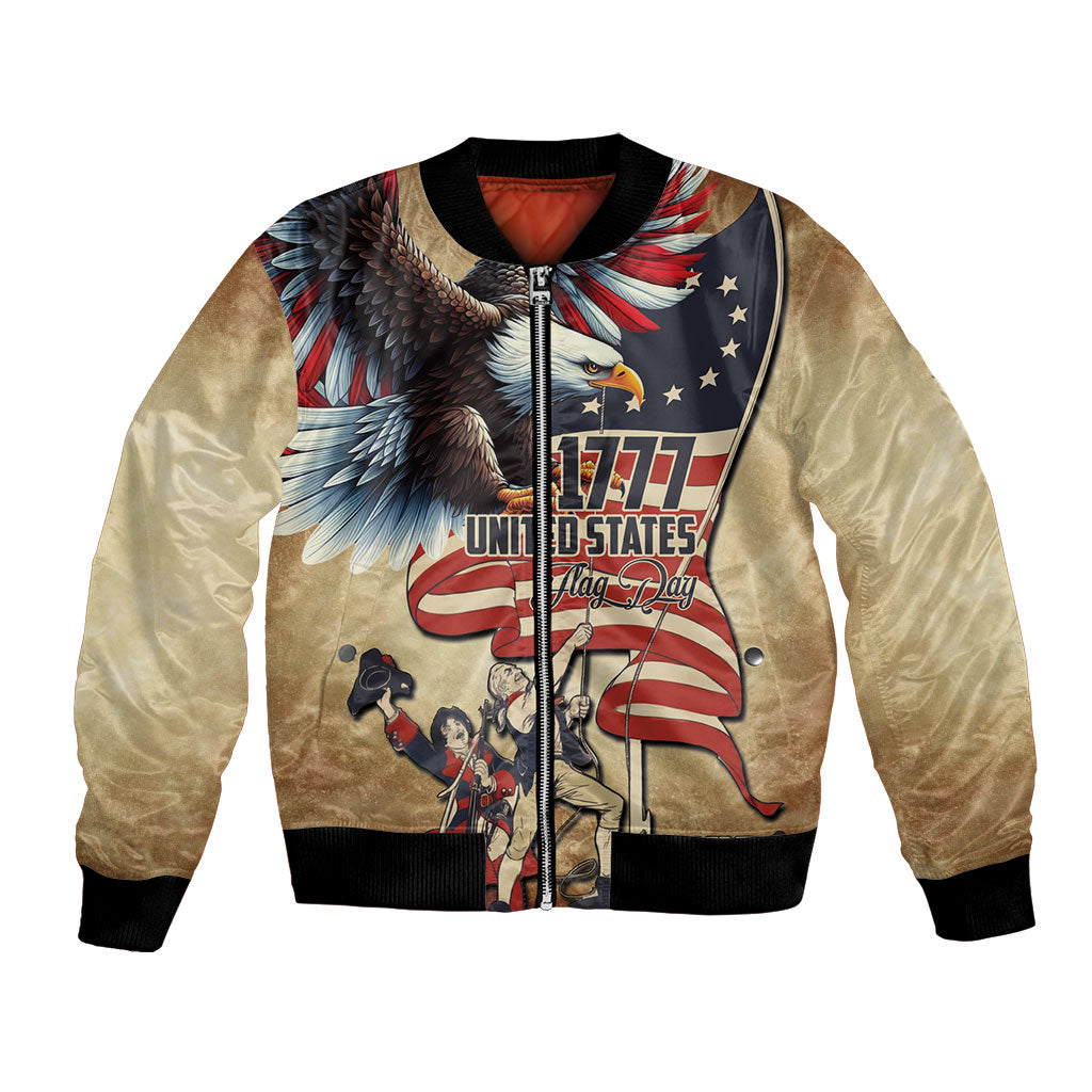United States Flag Day Eagle 1777 Bomber Jacket Patriotic American Flag