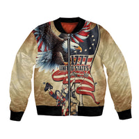 United States Flag Day Eagle 1777 Bomber Jacket Patriotic American Flag
