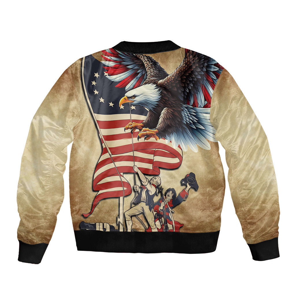 United States Flag Day Eagle 1777 Bomber Jacket Patriotic American Flag