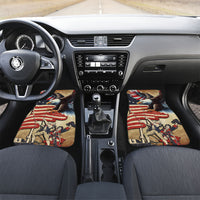 United States Flag Day Eagle 1777 Car Mats Patriotic American Flag