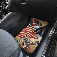 United States Flag Day Eagle 1777 Car Mats Patriotic American Flag