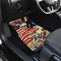 United States Flag Day Eagle 1777 Car Mats Patriotic American Flag