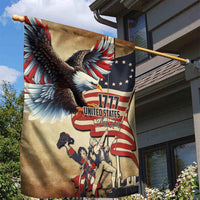United States Flag Day Eagle 1777 Garden Flag Patriotic American Flag