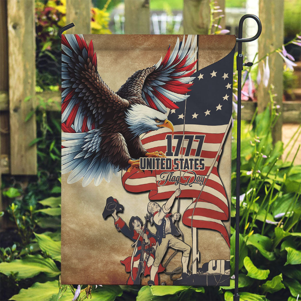 United States Flag Day Eagle 1777 Garden Flag Patriotic American Flag