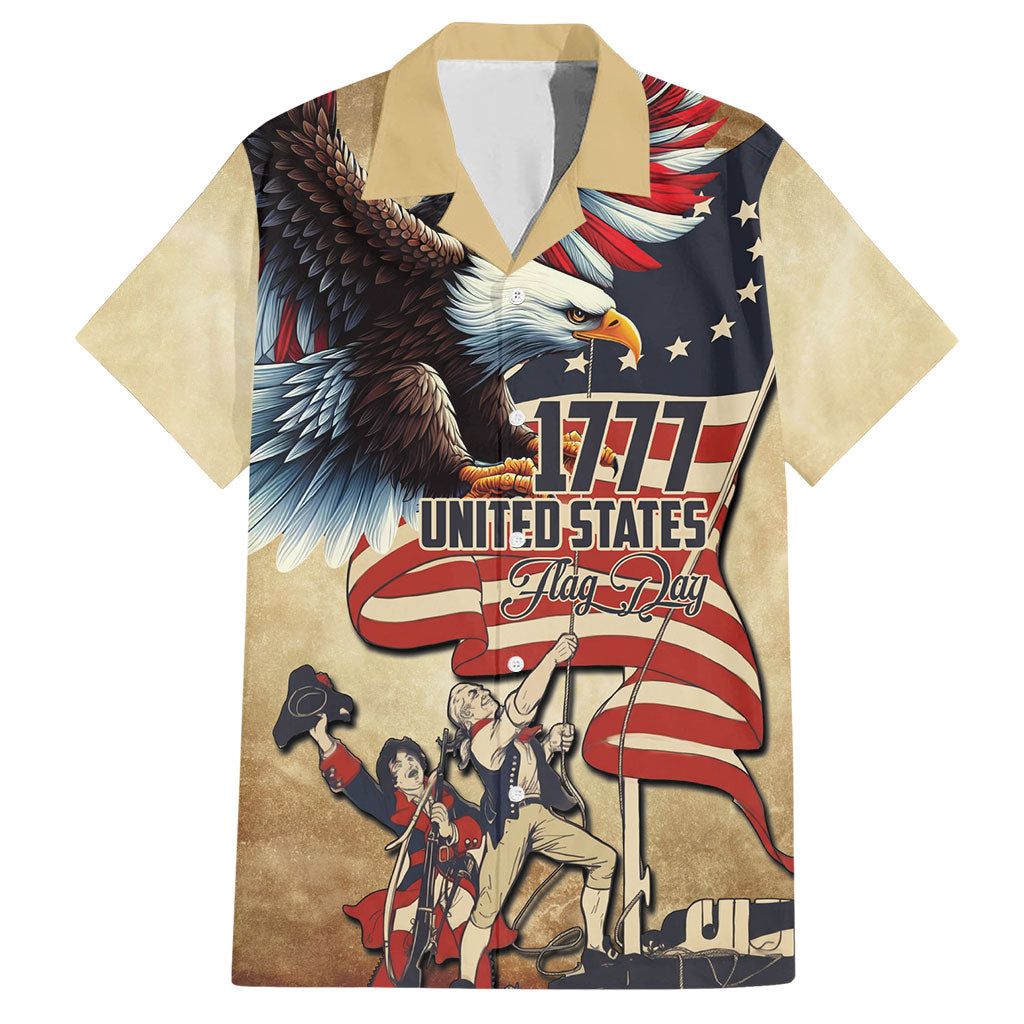 United States Flag Day Eagle 1777 Hawaiian Shirt Patriotic American Flag