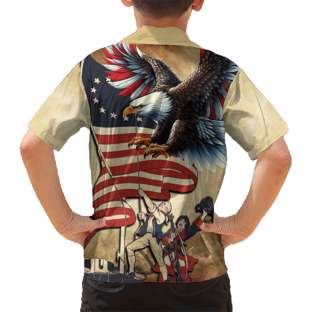 United States Flag Day Eagle 1777 Hawaiian Shirt Patriotic American Flag