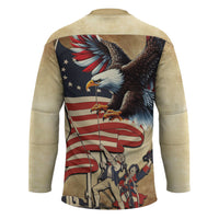 United States Flag Day Eagle 1777 Hockey Jersey Patriotic American Flag