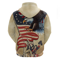 United States Flag Day Eagle 1777 Hoodie Patriotic American Flag