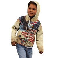 United States Flag Day Eagle 1777 Kid Hoodie Patriotic American Flag