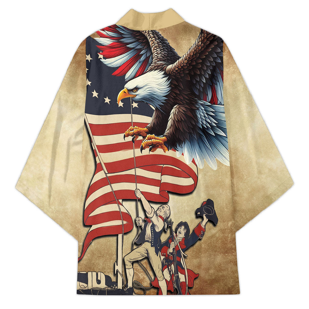 United States Flag Day Eagle 1777 Kimono Patriotic American Flag