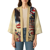 United States Flag Day Eagle 1777 Kimono Patriotic American Flag