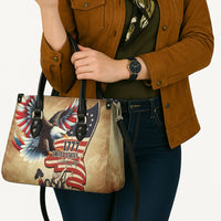 United States Flag Day Eagle 1777 Leather Bag Patriotic American Flag