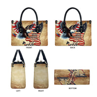 United States Flag Day Eagle 1777 Leather Bag Patriotic American Flag