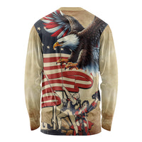 United States Flag Day Eagle 1777 Long Sleeve Shirt Patriotic American Flag